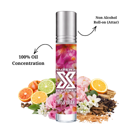 Miss Dear | Inspired by D*or Miss Dior | Roll-on (Attar) With 100% Oil Concentration (Non Alcohol)