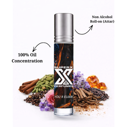 You r Elixer | Inspired by D*or Sauvage Elixir | Roll-on (Attar) With 100% Oil Concentration (Non Alcohol)
