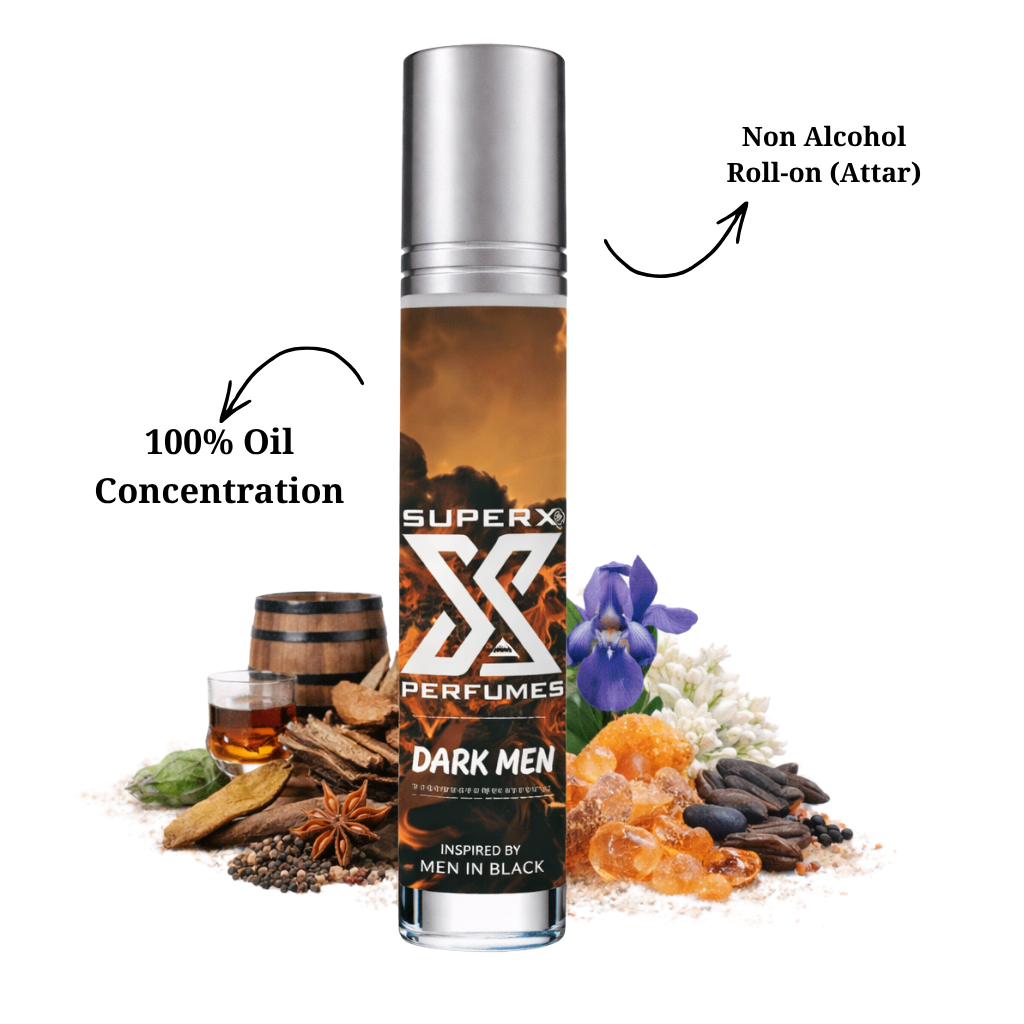 Dark Men | Inspired by B*lgari Men In Black | Roll-on (Attar) With 100% Oil Concentration (Non Alcohol)