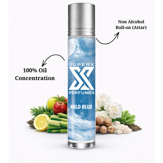 Mild Blue | Inspired by D*G Light Blue | Roll-on (Attar) With 100% Oil Concentration (Non Alcohol)