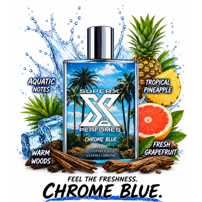 Chrome Blue | Inspired by Azz*ro Chrome Perfume