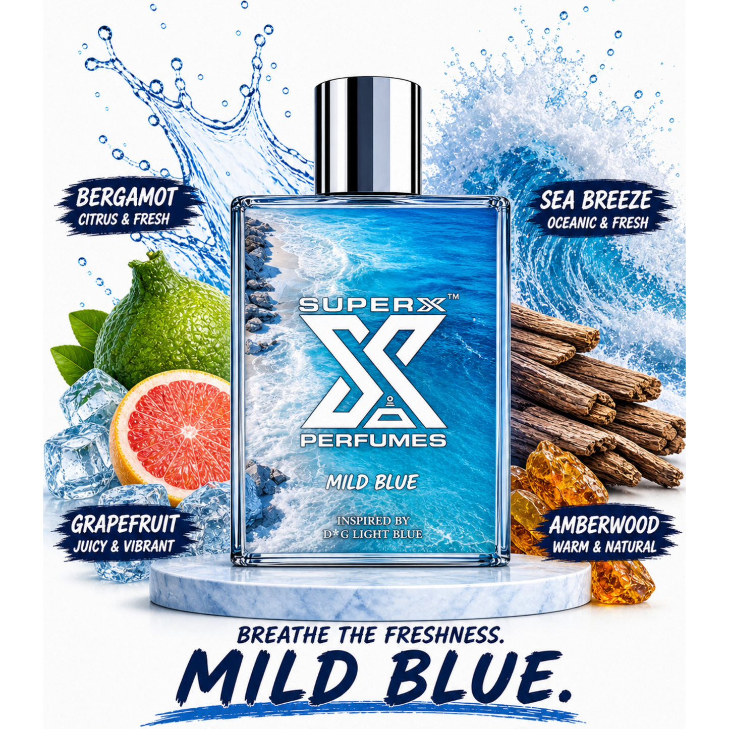 Mild Blue | Inspired by D*G Light Blue Perfume