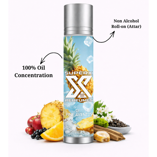 Pine Aventus | Inspired by Cre*d Aventus | Roll-on (Attar) With 100% Oil Concentration (Non Alcohol)