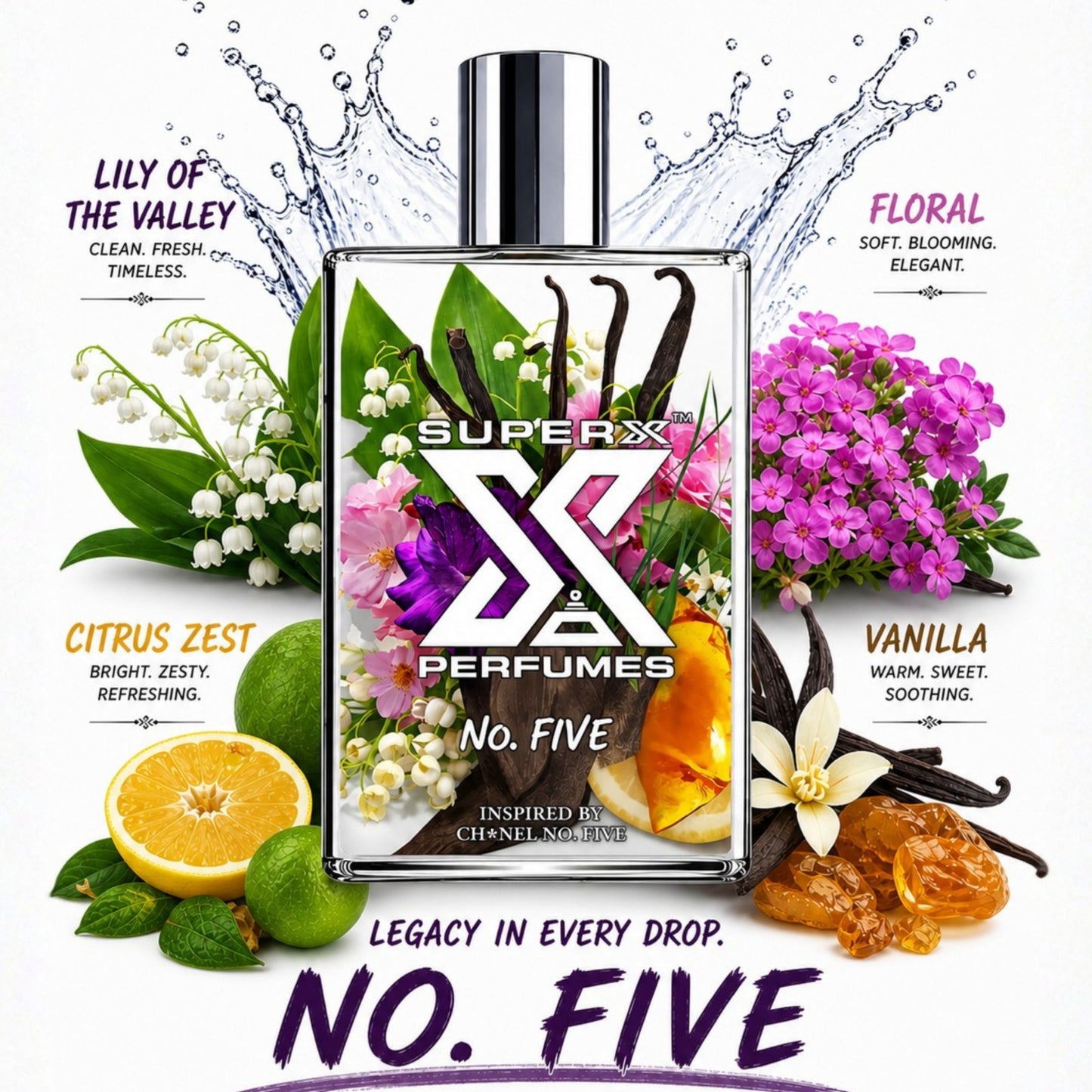 No.Five | Inspired by Cha*el No5 Perfume