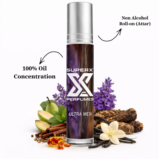 Ultra Men | Inspired by J*G Ultra Male | Roll-on (Attar) With 100% Oil Concentration (Non Alcohol)