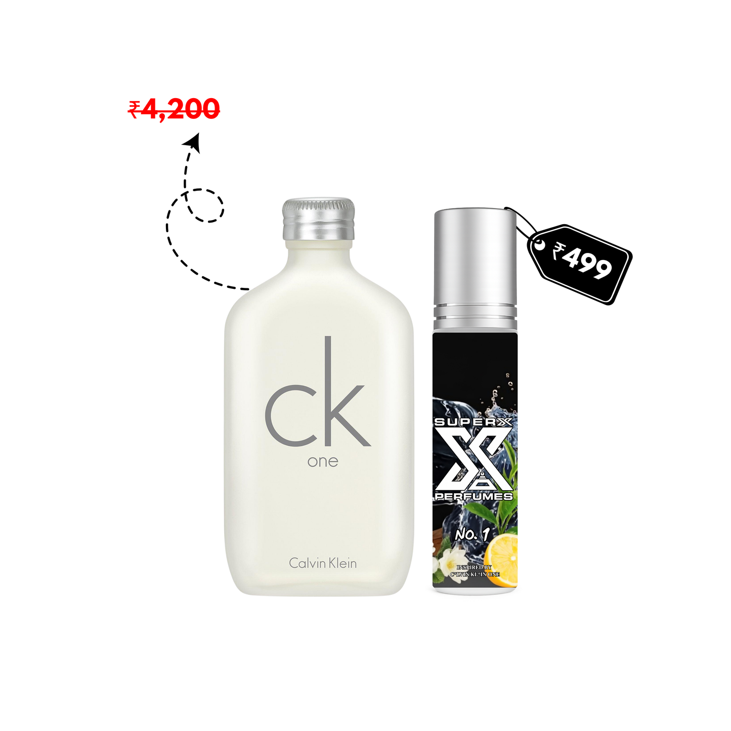 No. 1 | Inspired by Cal*in Kl*in One | Roll-on (Attar) With 100% Oil Concentration (Non Alcohol)
