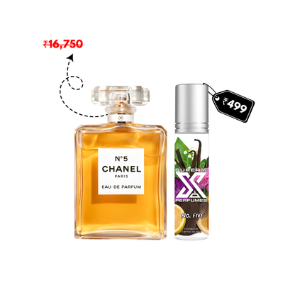 No. Five | Inspired by Cha*el No5 | Roll-on (Attar) With 100% Oil Concentration (Non Alcohol)