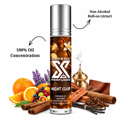 Night Club | Inspired by Azz*ro Wanted By Night | | Roll-on (Attar) With 100% Oil Concentration (Non Alcohol)