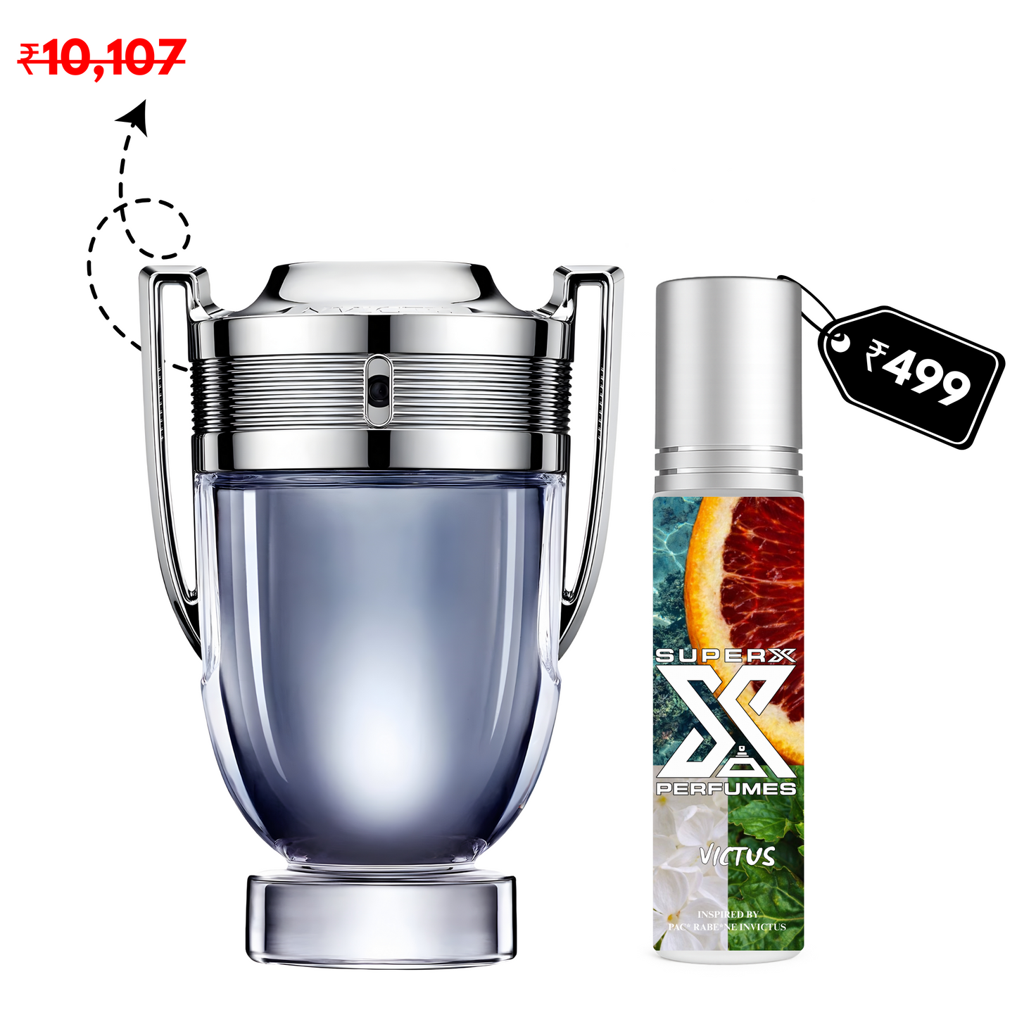 Victus | Inspired by Pa*o Rabe*ne Invictus | Roll-on (Attar) With 100% Oil Concentration (Non Alcohol)