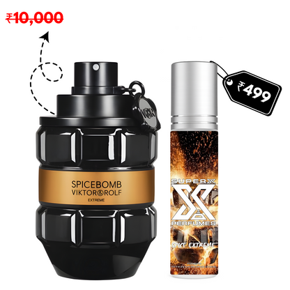 Spice Extreme | Inspired by Vic*or & Ro*ph Spice bomb Extreme | Roll-on (Attar) With 100% Oil Concentration (Non Alcohol)